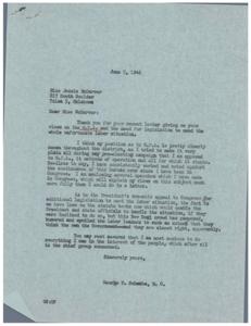 Urgent Call for Action: A Letter to Congressman Schwabe, 1946-06-05