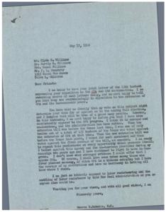 Opposition to OPA: A Letter to Representative George B. Schwabe, 1946-05-13