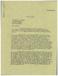 Opposition to O.P.A.: Correspondence between George B. Schwabe and Marvin T. Johnson, 1946-05-10