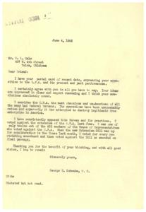 Opposition to the O.P.A.: A Congressional Stand, 1946-06-04