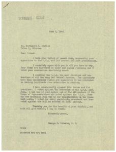 Opposition to the O.P.A.: Correspondence Between George B. Schwabe and Cortlandt S. Diestler, 1946-06-05