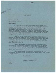 Opposition to OPA Resurrection: A Letter from a Constituent, 1946-07-12