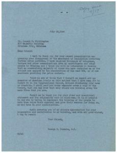 Opposition to Price Controls: A Letter to Representative  George Schwabe, 1946-07-01