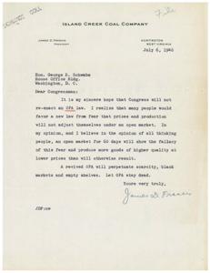 Opposition to Re-Enacting OPA Law, 1946-07-06