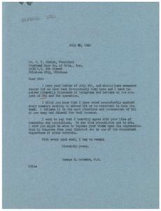 Opposition to OPA: Correspondence between George B. Schwabe and W.T. Dimick, 1946-07-08