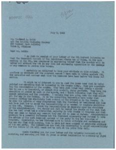 Opposition to OPA Revival: Letter from Republican Minute Men of Tulsa, 1946-07-09
