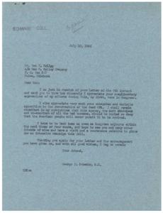 Opposition to the Resurrection of the OPA: Correspondence between George B. Schwabe and Ben F. Kelley, 1946-07-10