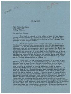 The Debate on Rent Control: A Letter from George B. Schwabe, 1946-07-03