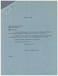 Opposition to Russel Amendment: Bartlet Collins Company&#39;s Plea, 1946-07-19