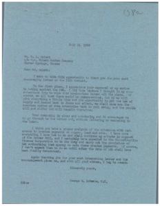 Supporting Free Enterprise: Correspondence on OPA and the Bunker Bill, 1946-07-15