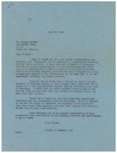 Opposition to Price Controls: A Letter from a Concerned Citizen, 1946-07-01