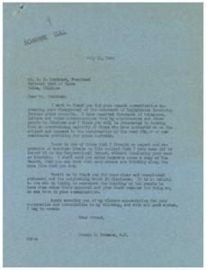 Title: Support for Opposition to Price Controls: A Letter Exchange, 1946-07-12