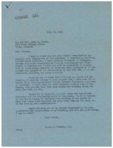 Opposition to Price Controls: A Letter from George B. Schwabe, 1946-07-12