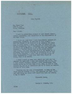 Preserving American Principles: A Letter from George B. Schwabe, 1945-01-03