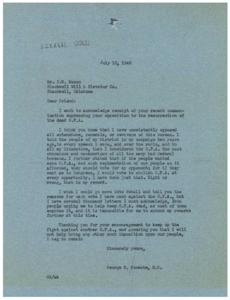 Opposition to O.P.A. Resurrection: A Call to Action, 1946-07-10