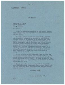 Opposition to the Resurrection of O.P.A.: Correspondence between Ruth L. Pierce and George B. Schwabe, 1946-07-04