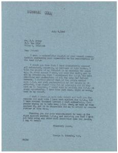 Opposition to Resurrecting O.P.A.: A Letter of Support, 1946-07-05
