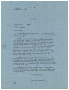 Opposition to the Resurrection of O.P.A.: A Letter from George B. Schwabe, M.C., 1945-01-01 - 1946-12-31