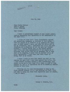 Opposition to the Resurrection of O.P.A.: A Letter from a Concerned Citizen, 1946-06-24