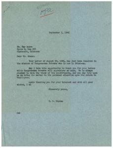 Concerns Regarding OPA and Inflation, 1946-08-29