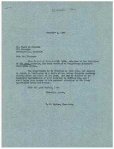 Concerns Regarding OPA Rent Controls, 1946-11-22