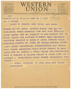 The Failure of OPA Meat Regulations: A Call for Change, 1945-01-01 - 1946-12-31