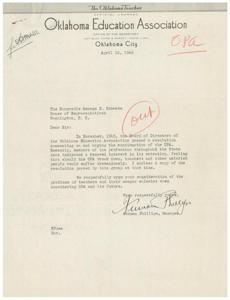 Resolution Urging Support for OPA Price Controls for Teachers and Salaried Workers, 1945-11-17