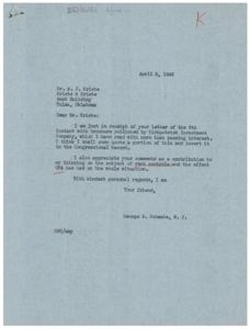 Correspondence Regarding Rent Controls and Office Rentals, 1946-04-08