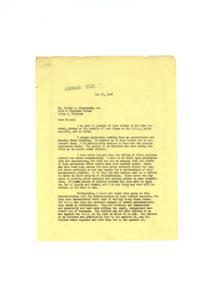 The Concerns of Constituents: A Letter to Representative Schwabe, 1946-05-28