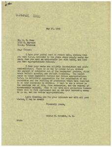 Inconsistencies in Government Policies, 1946-05-27