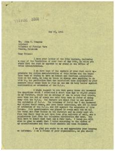 Support for the Office of Price Administration: A Veterans&#39; Resolution, 1946-05-20