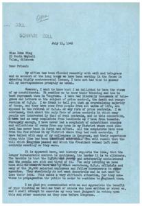 Constituent Correspondence: Price Controls and O.P.A., 1946-07-11