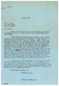 Title: Opposition to Truman&#39;s Price Control, 1946-07-08