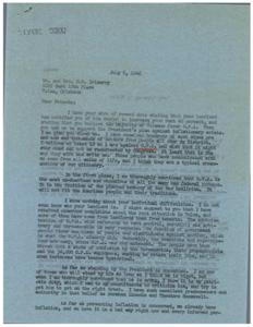 Supporting the President&#39;s Plan Against Inflationary Crisis, 1946-07-08