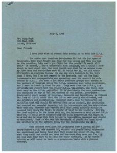 Defending American Values: A Letter on O.P.A., 1945-01-01 - 1945-12-31