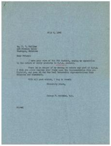 Opposition to O.P.A. Control of Dairy Products, 1946-07-06