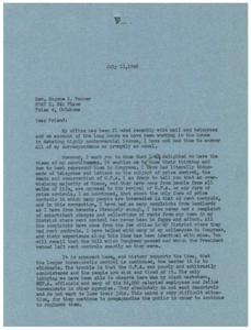 Opposition to Price Control Legislation: A Letter Exchange, 1946-06-30