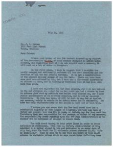 Opposition to Price Control: A Letter from George B. Schwabe, M.C., 1946-07-17