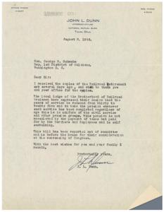 Railroad Retirement Act Update and Request for Support, 1945-01-01 - 1946-12-31
