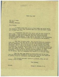 Railroad Retirement Amendment and War Service: A Letter Exchange, 1945-03-10