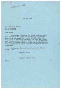 Legislative Update: H.R. 1362 - The Crosser Bill, 1946-07-18