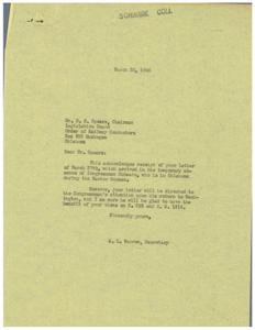 Supporting Railway Retirement and Unemployment Insurance Act: A Request from the Order of Railway Conductors, 1945-03-27