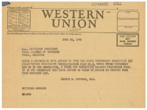 Telegrams and Class of Service Instructions, 1946-06-29