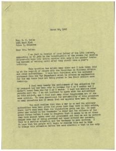 The Concerns of Mrs. Brite: Investigating the Training of 18-Year-Old Soldiers, 1945-03-19