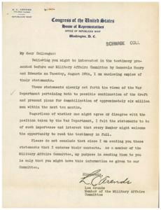 Demobilization Plans and Occupational Forces: A Statement by Major General I. H. Edwards, 1945-08-28