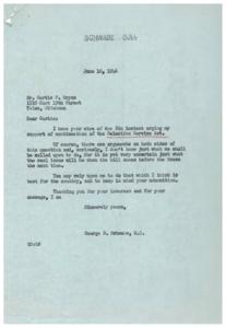 Support for the Selective Service Act, 1946-06-10