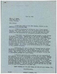 Opposition to Drafting Teen-Age Boys, 1946-06-14