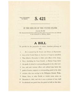 Promotion of American Prisoners of War Act, 1941-12-08