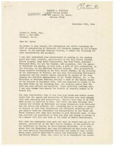 The Gift of Universal Oil Products Company: A Legal Analysis, 1945-01-01 - 1946-12-31
