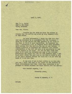 Title: Efforts to Release Fathers from the Service, 1946-04-01